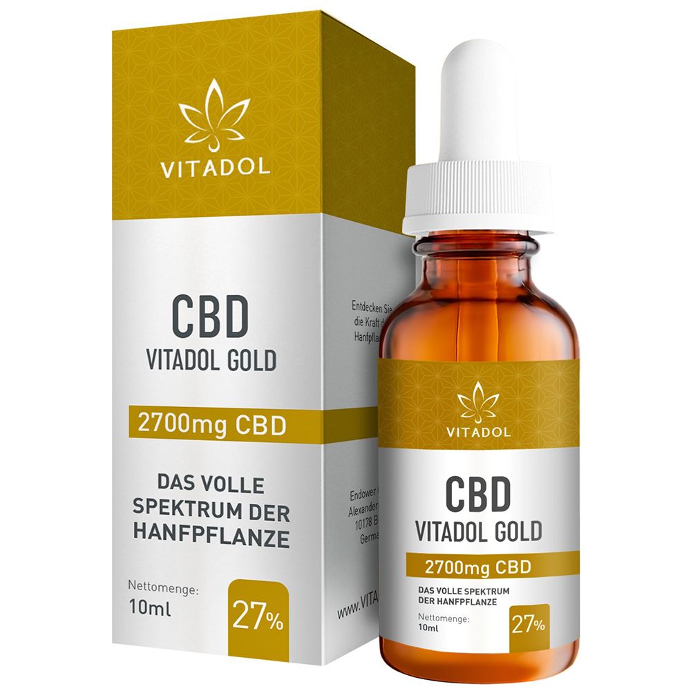 Image of CBD27% Bio Hanfextrakt Öl - Vitadol Gold