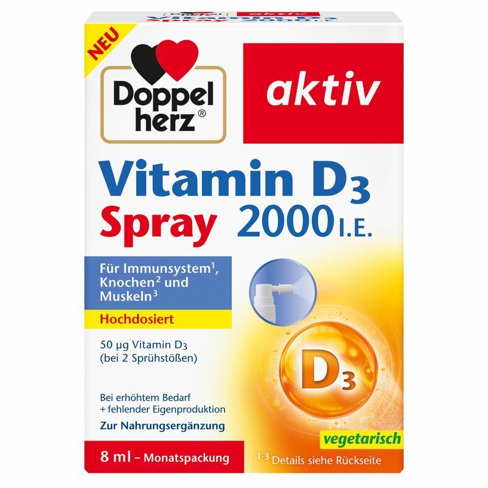 Image of Doppelherz® Vitamin D3 2000 IE