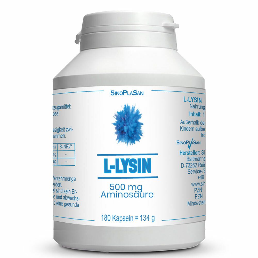 Image of L-Lysin 500 mg Aminosäure