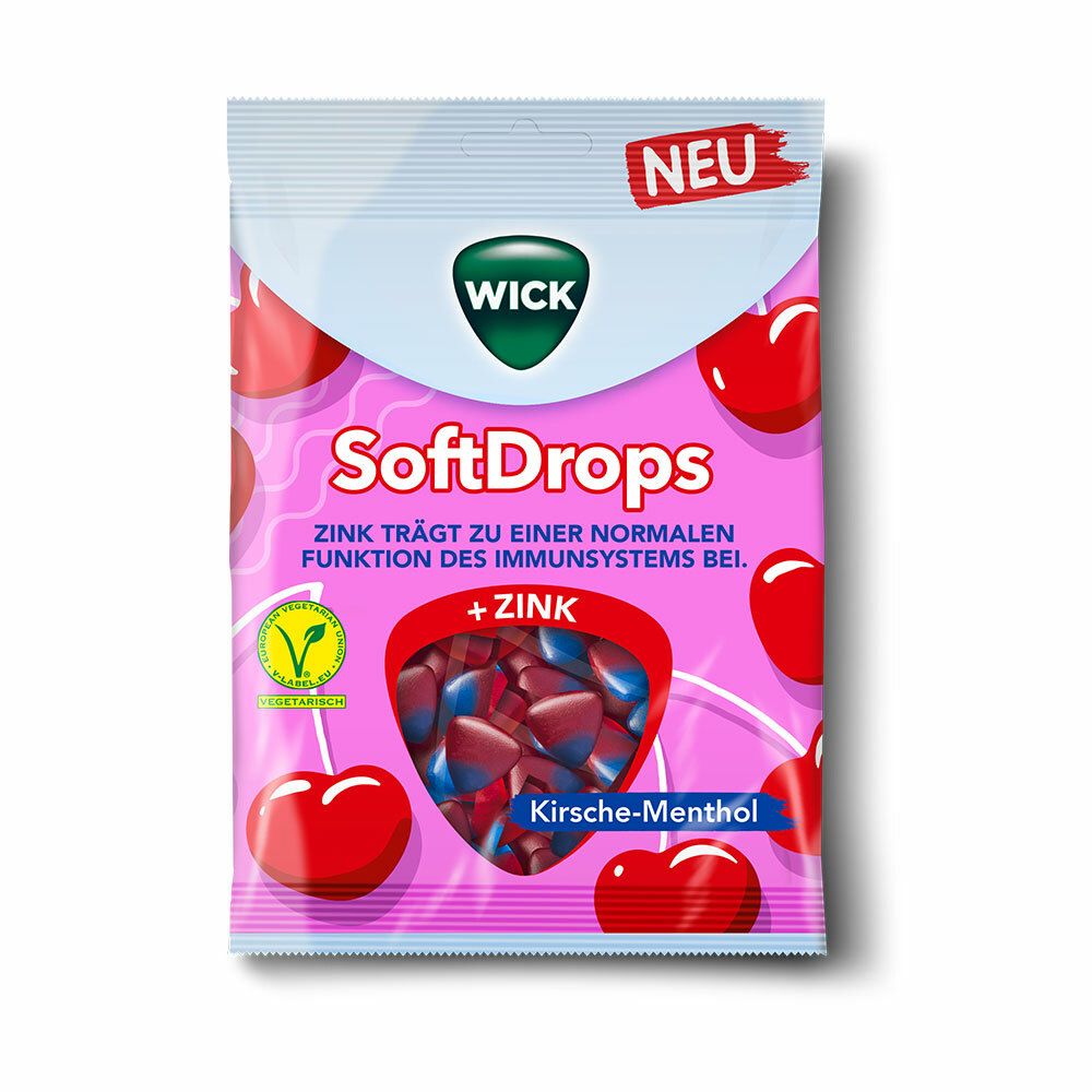 Image of WICK SoftDrops Kirsche-Menthol