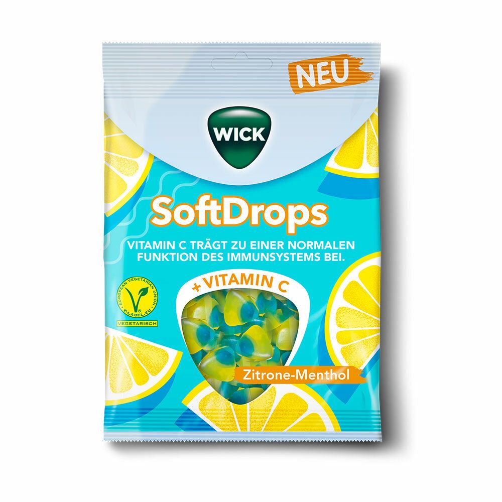 Image of WICK SoftDrops Zitrone-Menthol