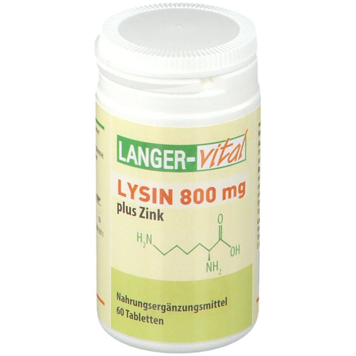 Image of LANGER-vital LYSIN 800 mg plus Zink