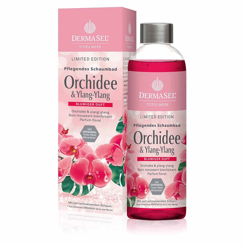 Image of DERMASEL® Totes Meer Orchidee & Ylang-Ylang Schaumbad