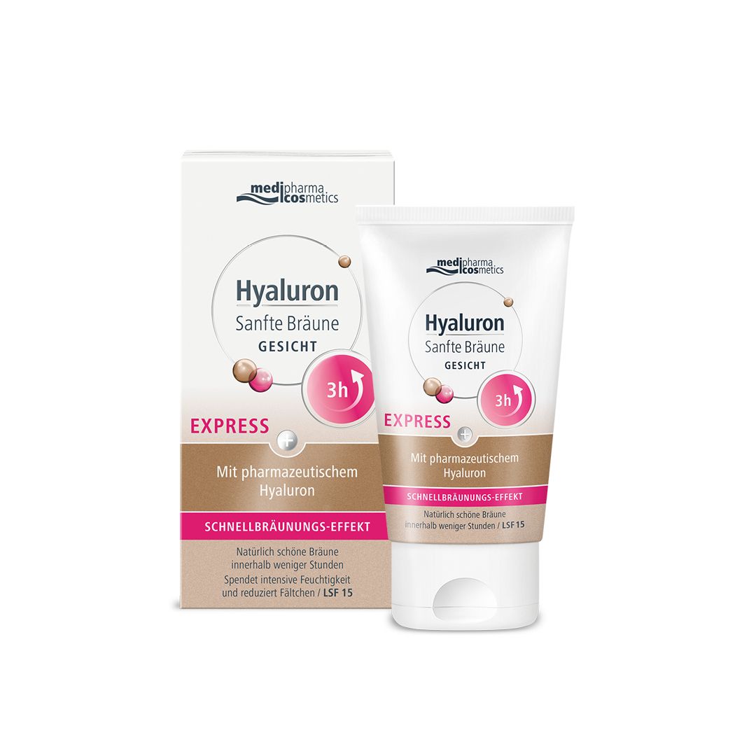 Medipharma cosmetics Hyaluron Sanfte Bräune Gesicht EXPRESS