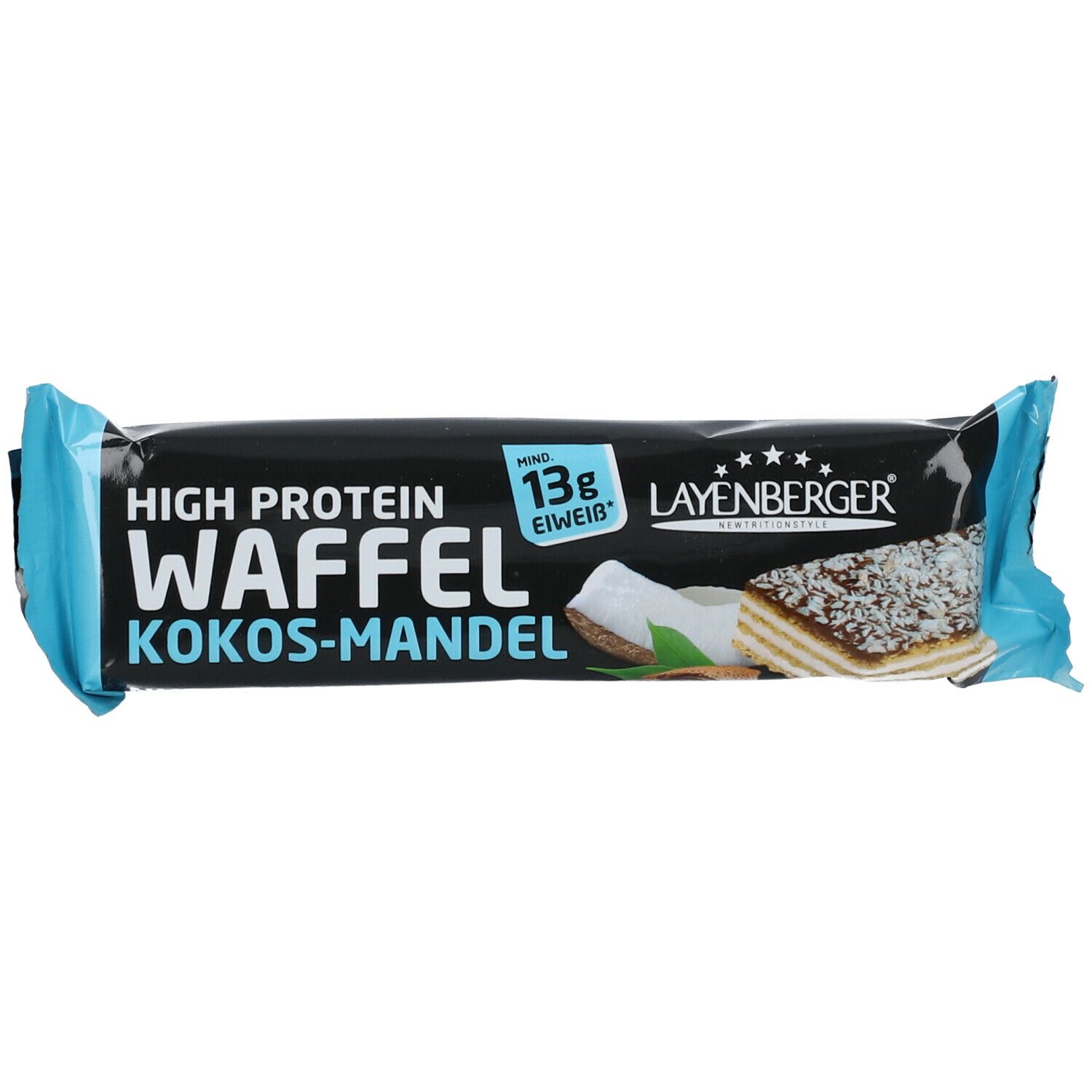 LAYENBERGER® High Protein Waffelriegel Kokos-Mandel