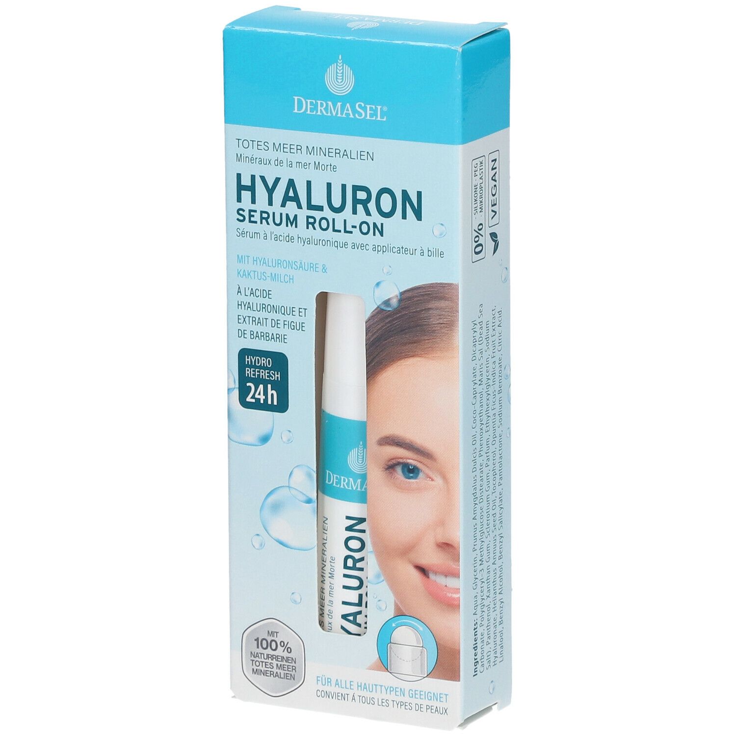 DERMASEL® Totes Meer Hyaluron Serum Roll-On