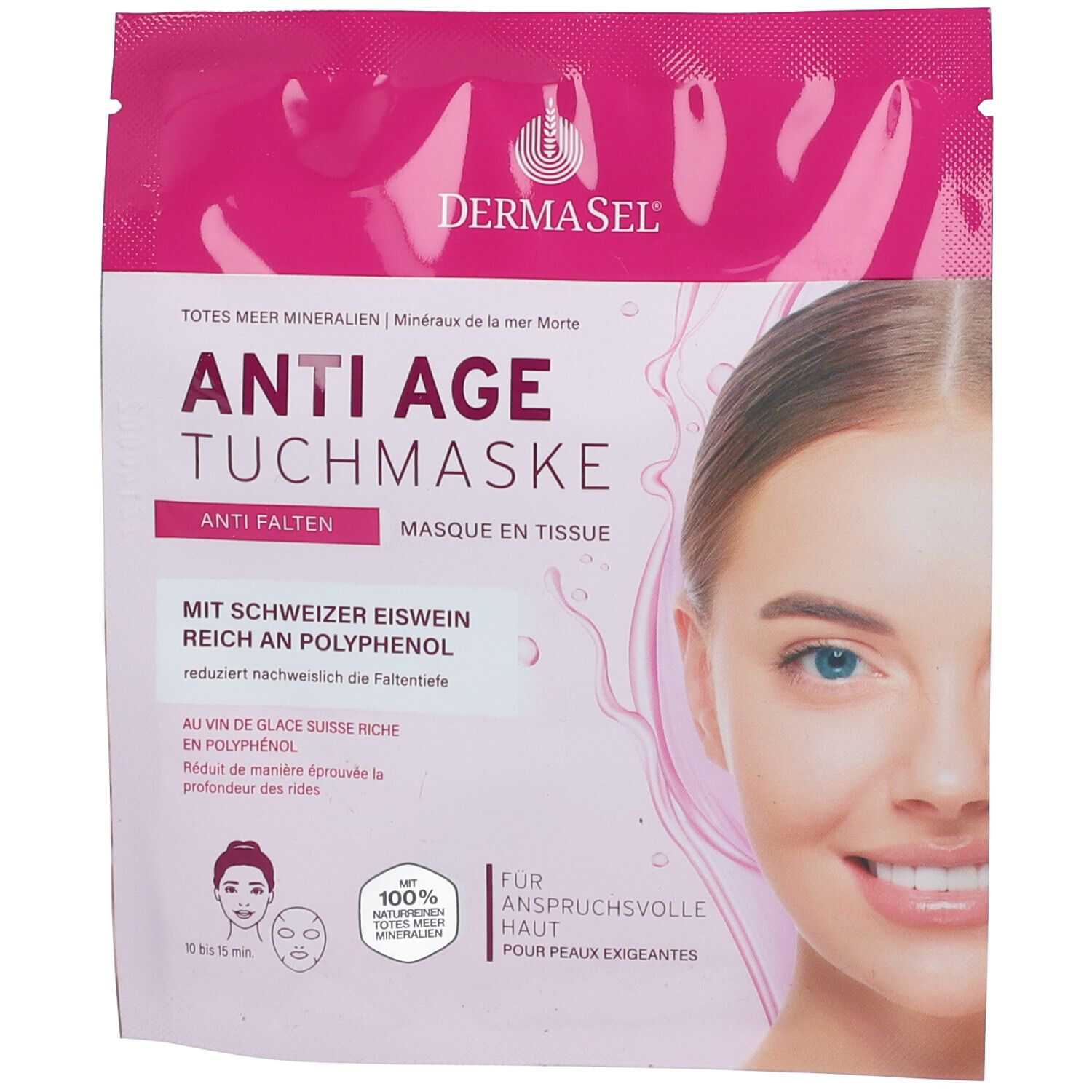 DERMASEL® Totes Meer Anti-Age Tuchmaske