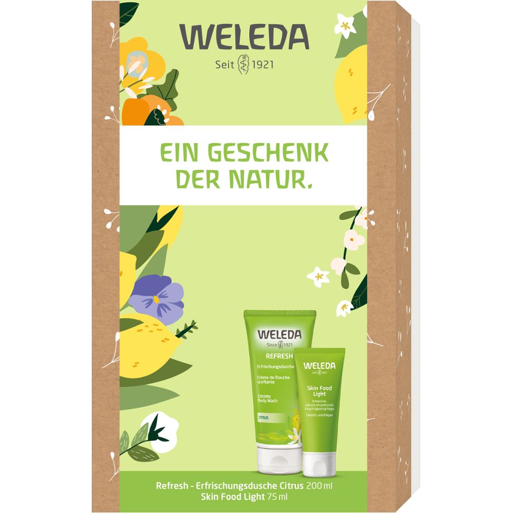 Weleda Ein Geschenk der Natur Geschenkset Citrus & Skin Food Light