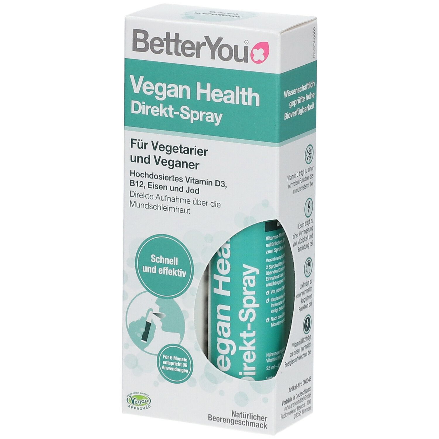 BetterYou® Vegan Health Direkt-Spray