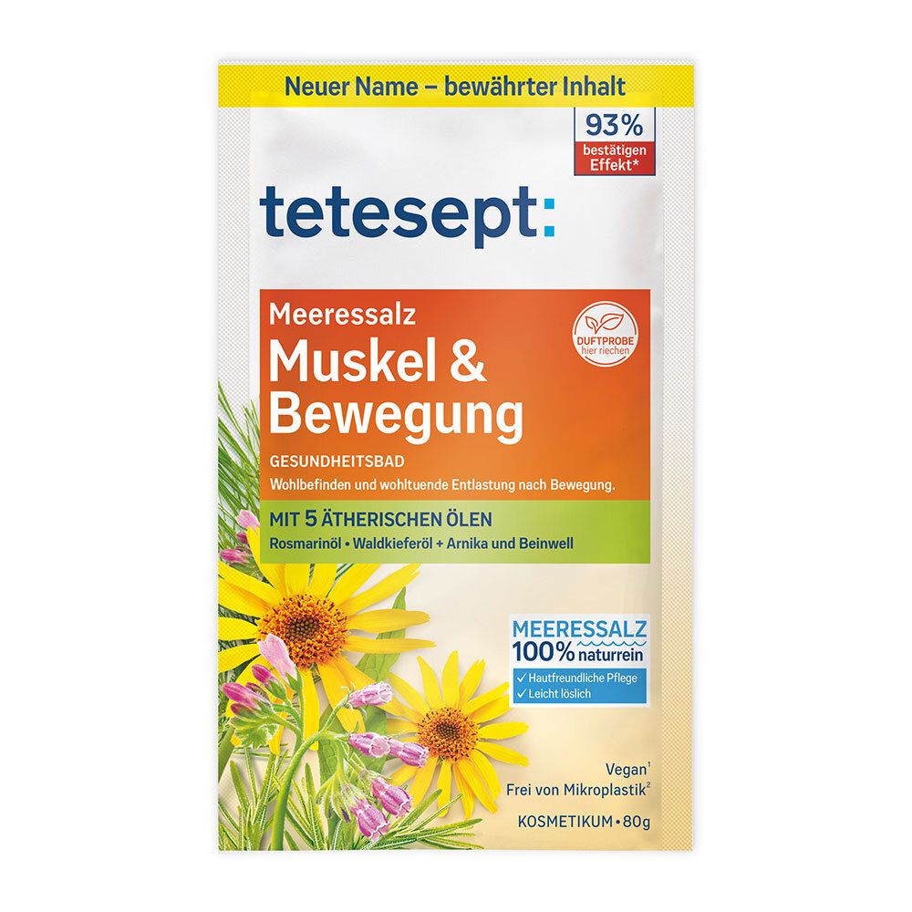 tetesept® Meeressalz Muskel & Bewegung