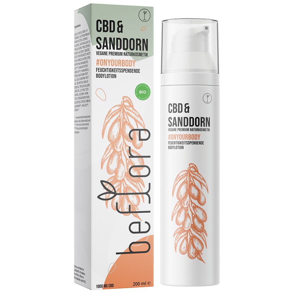 CBD & SANDDORN Feuchtigkeitsspendende Bodylotion