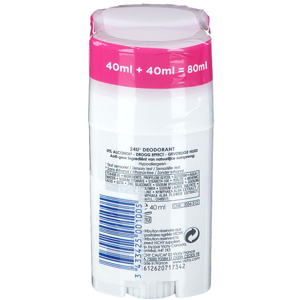 VICHY Déodorant sans sels d'aluminium peaux sensibles shopapotheke.ch