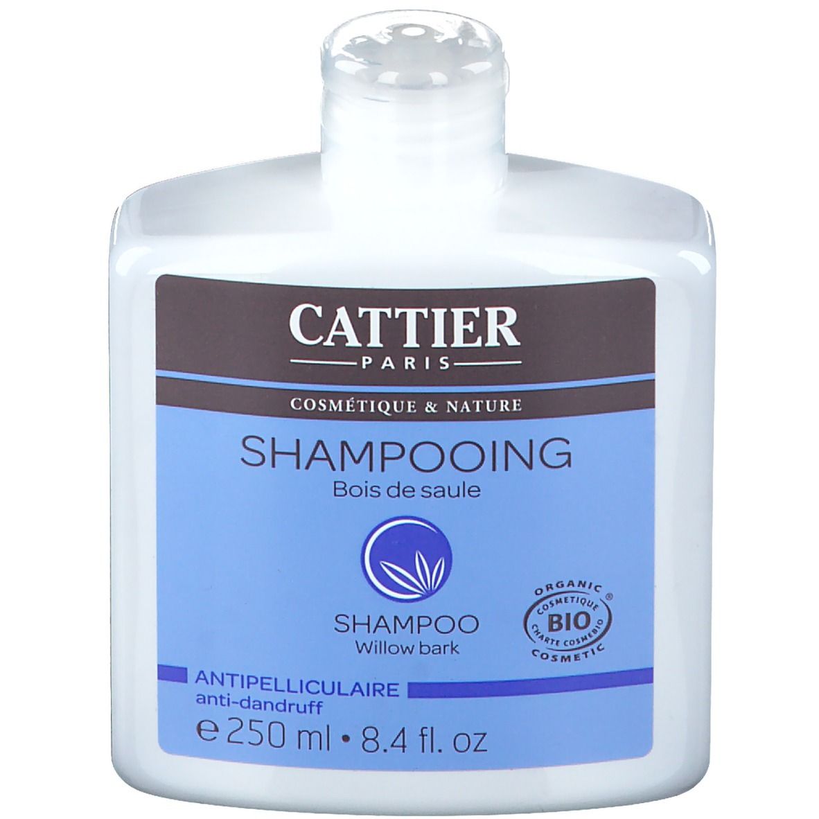 Image of Cattier Bio Anti-Schuppen Weidenholz-Shampoo gegen Schuppenbildung