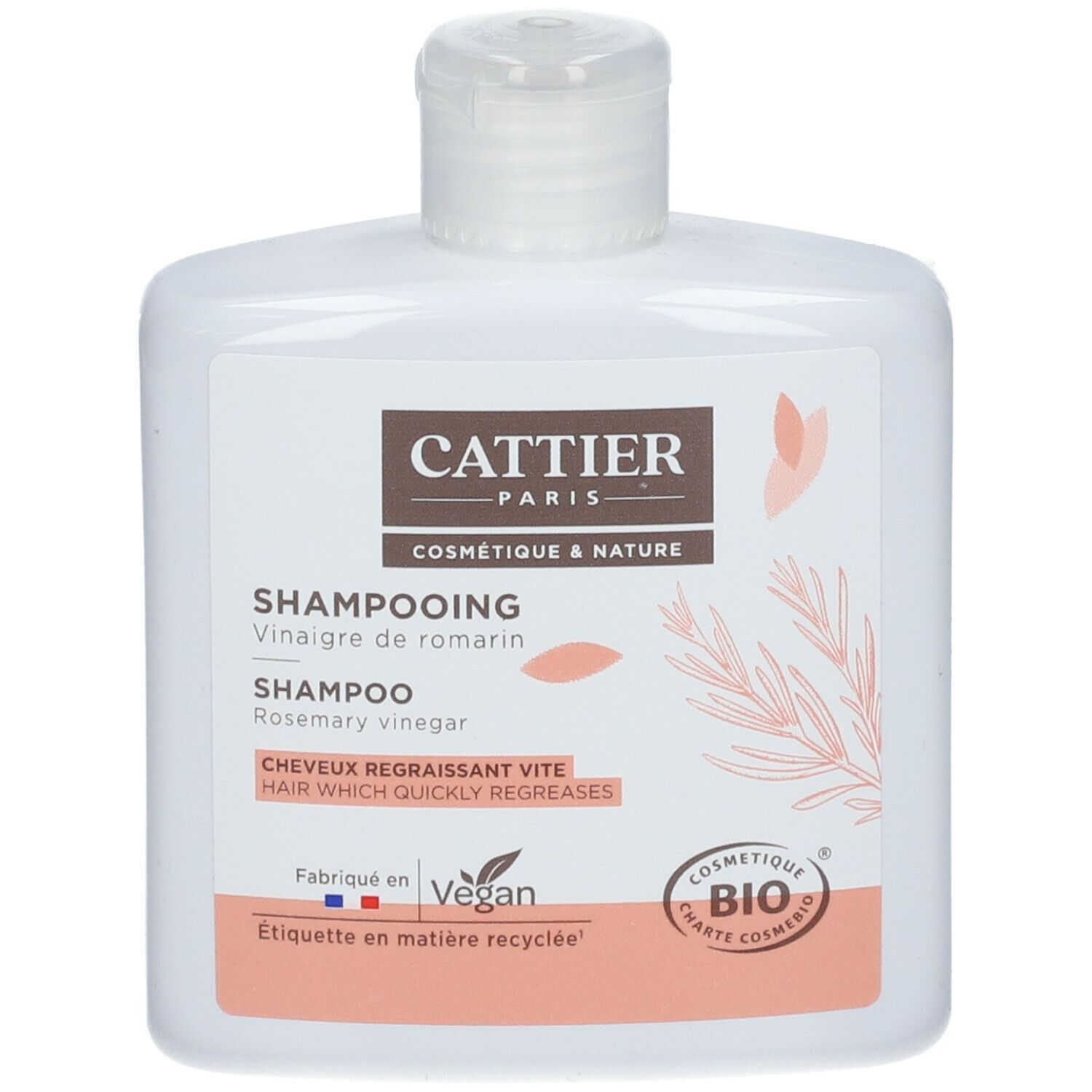 Image of Cattier Bio Rosmarinessig Shampoo für fettiges Haar