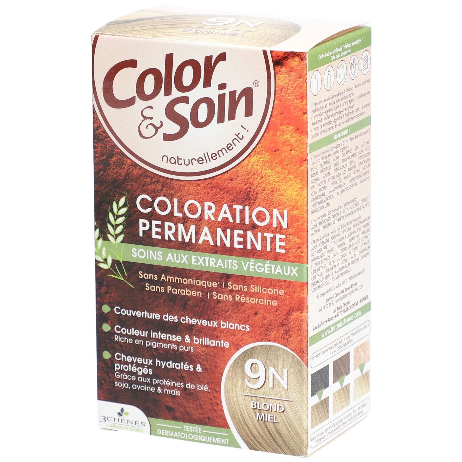 Les 3 Chênes Color & Care 9N honey blond