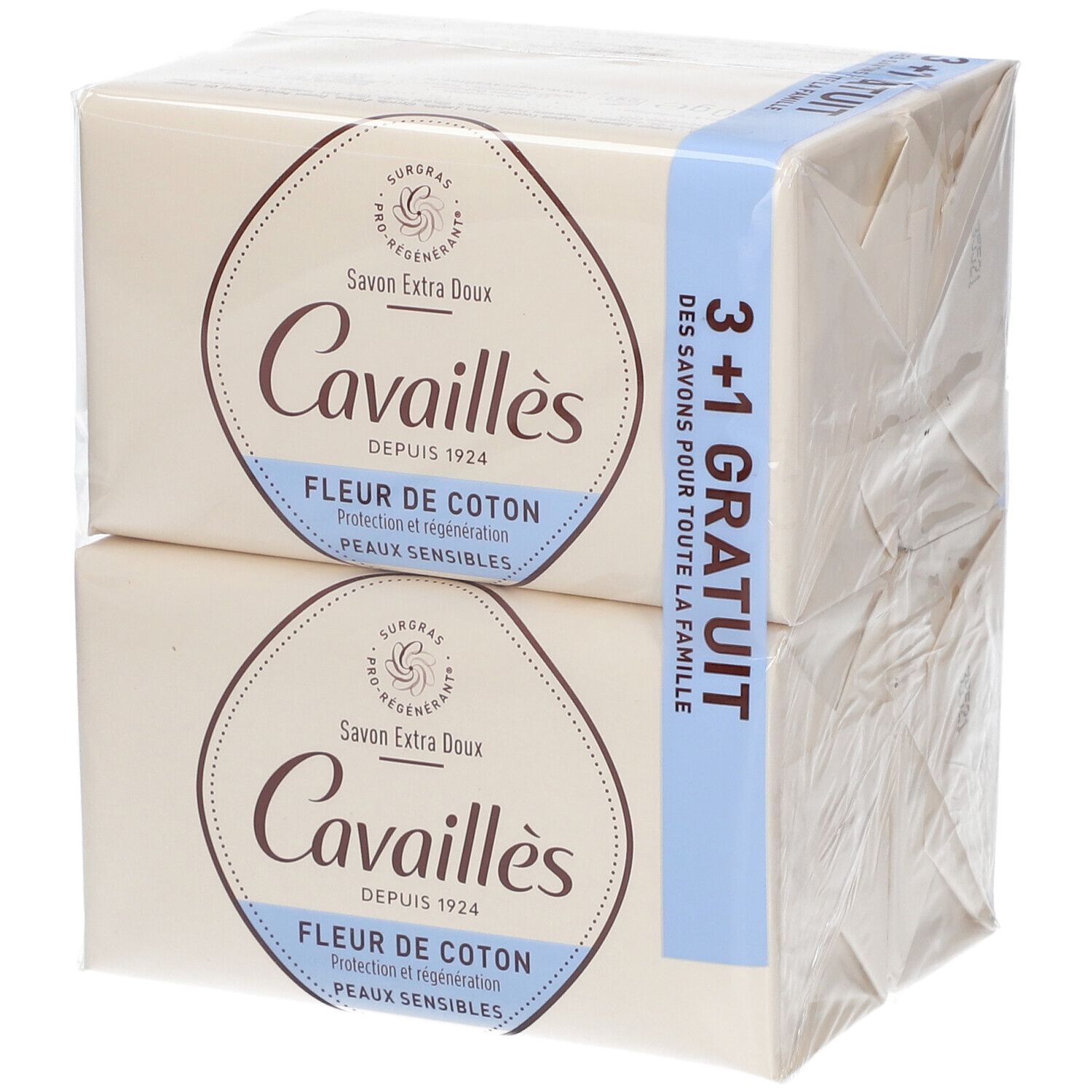 Rogé Cavaillès Extra-Milde Seife Fettige Baumwollblüte