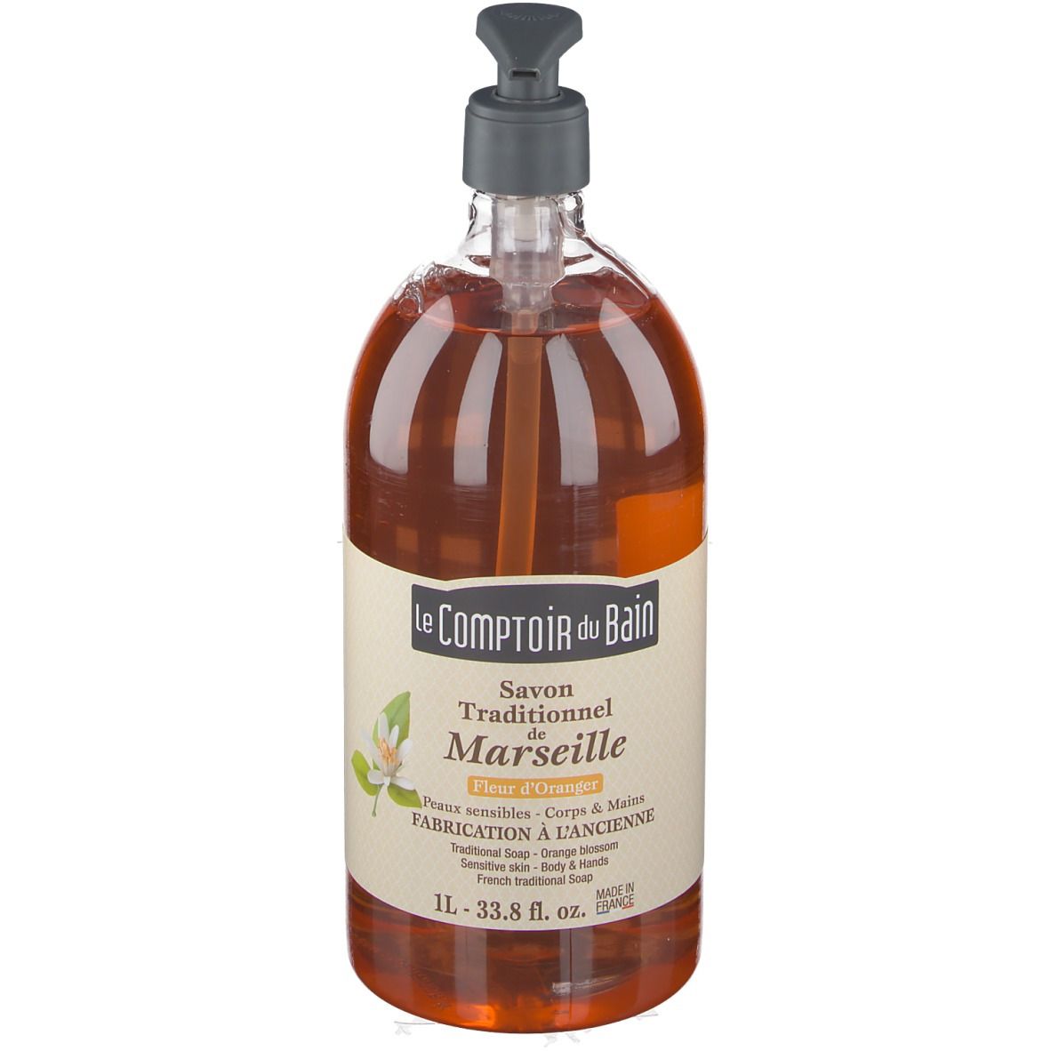 Le Comptoir du Bain savon de Marseille Orangenblüten-Badeseife