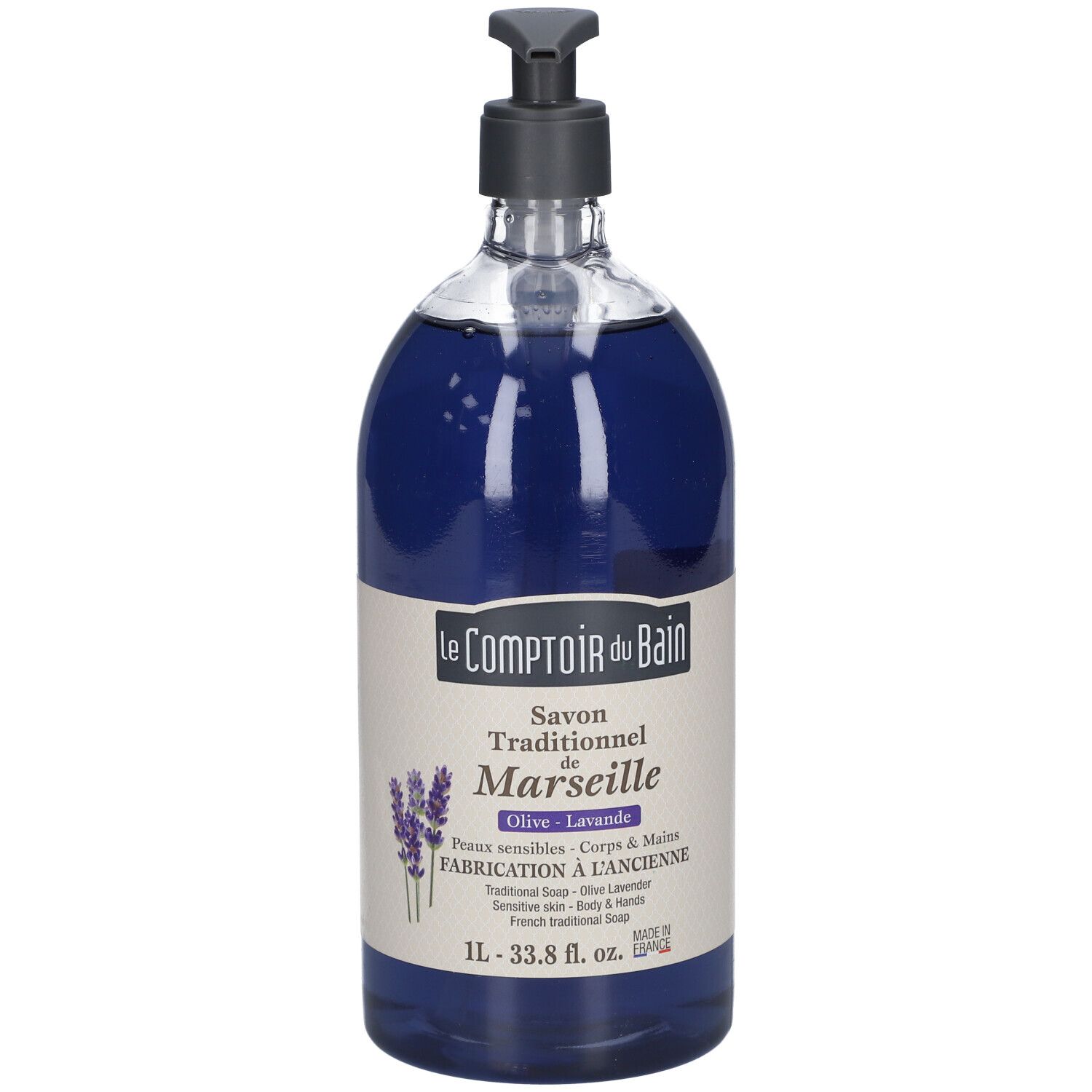 Le Comptoir du Bain savon de Marseille Oliven-Lavendel-Badeseife