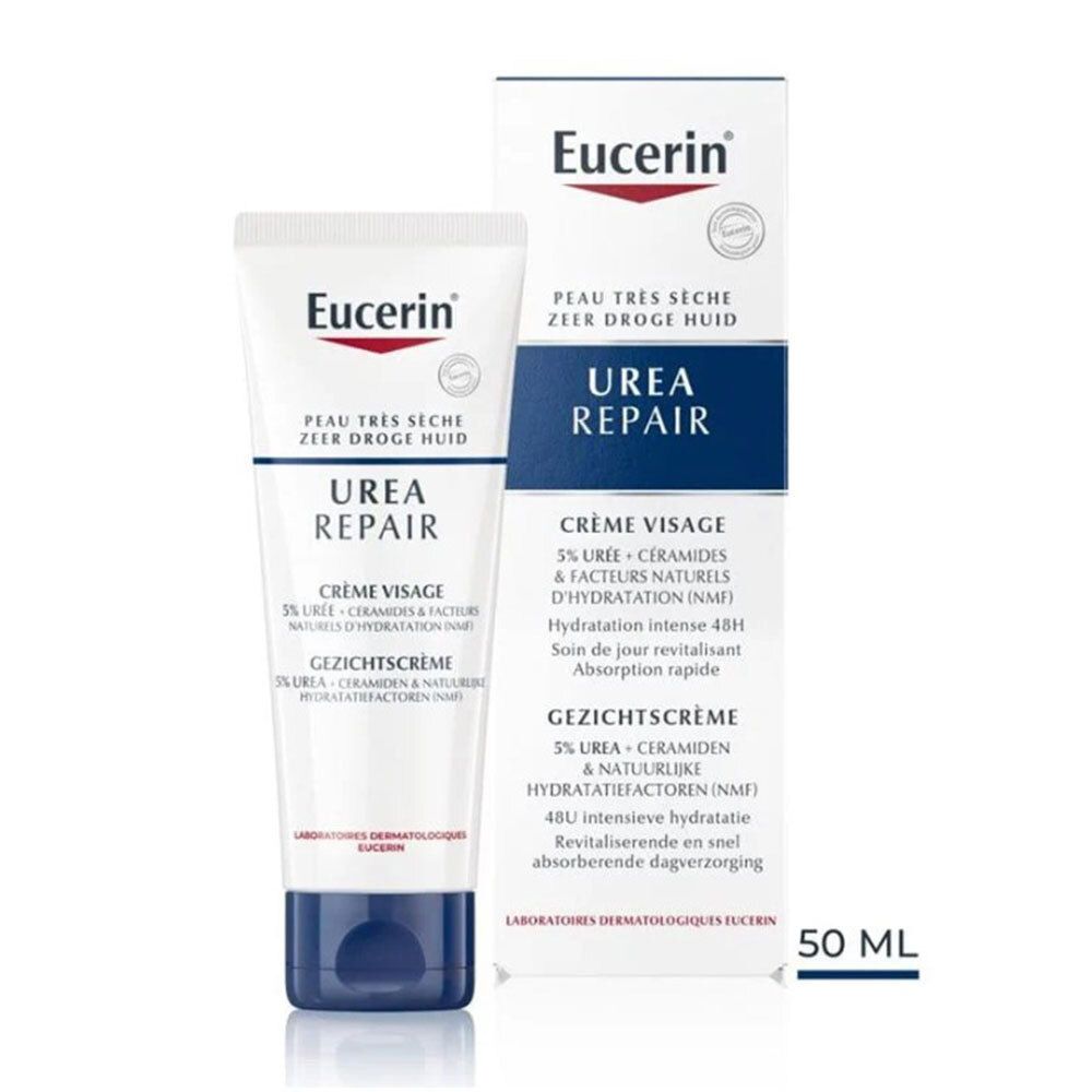 Eucerin® 5% Urea Gesichtscreme für trockene Haut