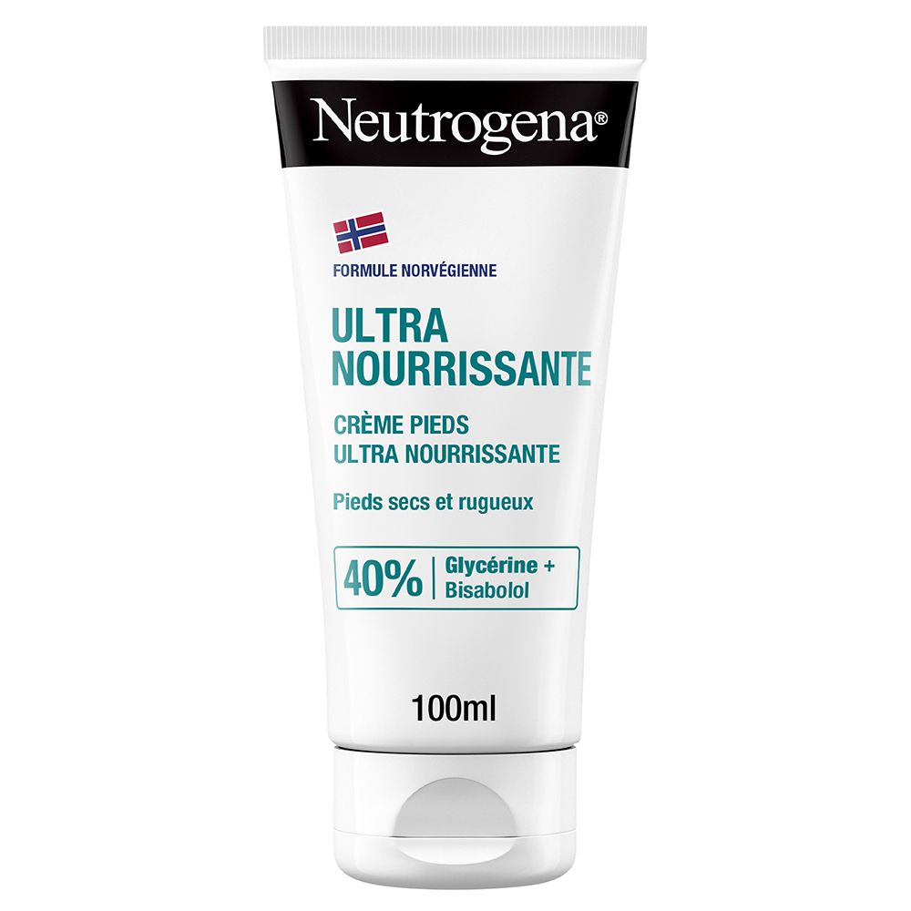 Neutrogena, Formule Norvégienne, Crème Pieds Très Secs et Abimés 100 ml
