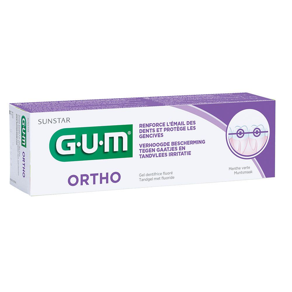 Gum® Ortho gel dentifrice