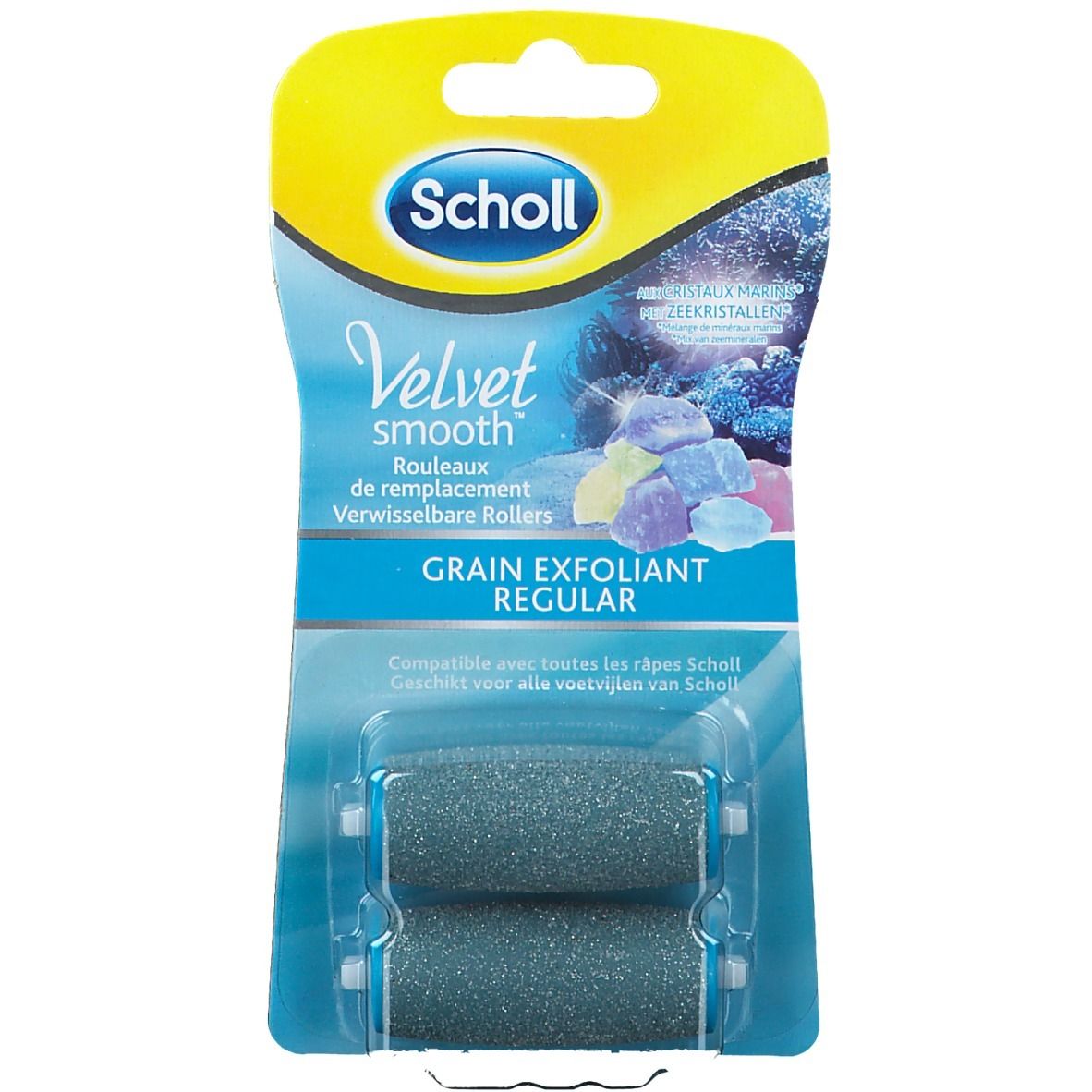 Scholl® Velvet Smooth Pedicure Scrub Diamond Crystal Nachfüllpack