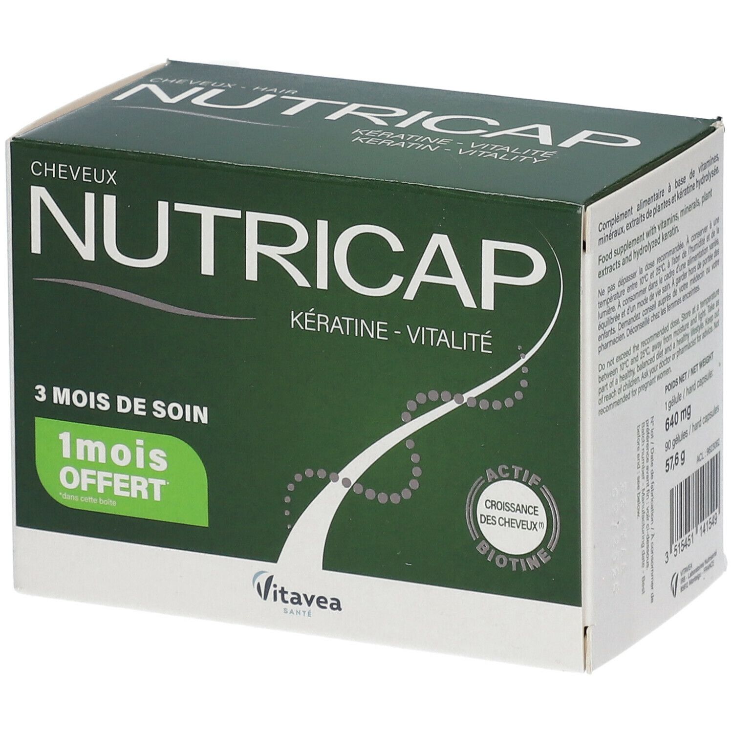 Nutrisanté Nutricap Keratin Vitalität Haare und Nägel