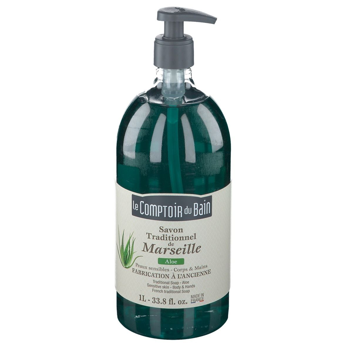 Le Comptoir du Bain Traditionelle Marseille-Seife Aloe Badezimmertheke
