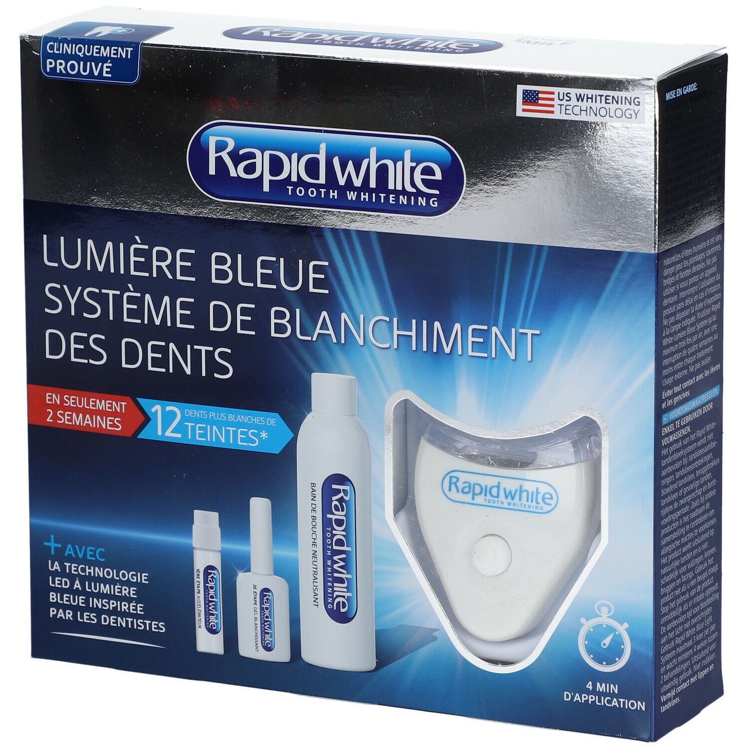 Schnelles Weiß-Blau-Licht
