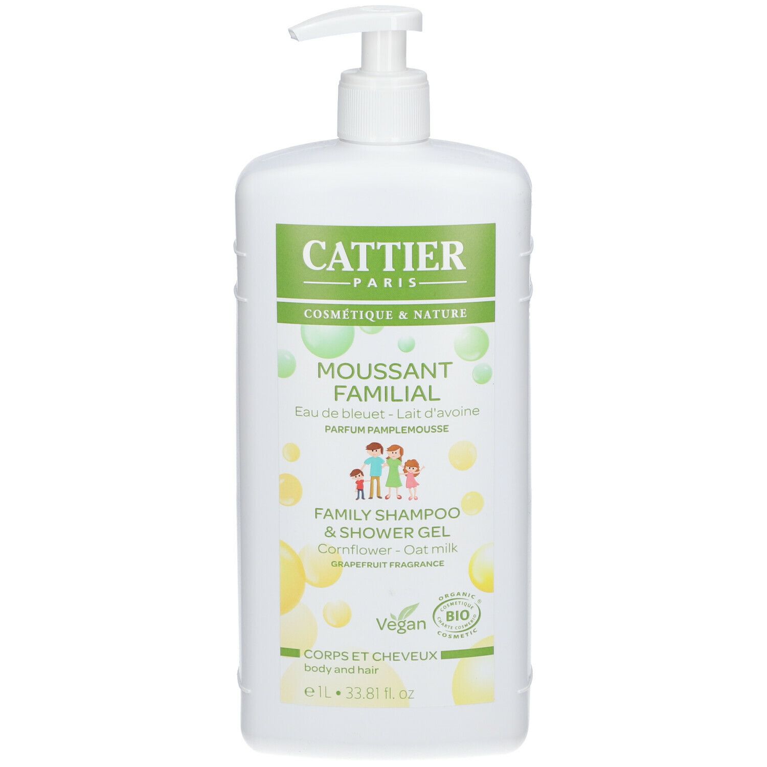 Image of Cattier Shampoo und Duschgel für die ganze Familie