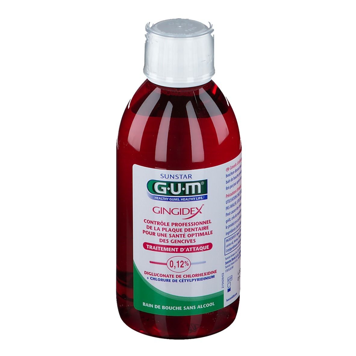 GUM GINGIDEX Mundspülung 0,12 %