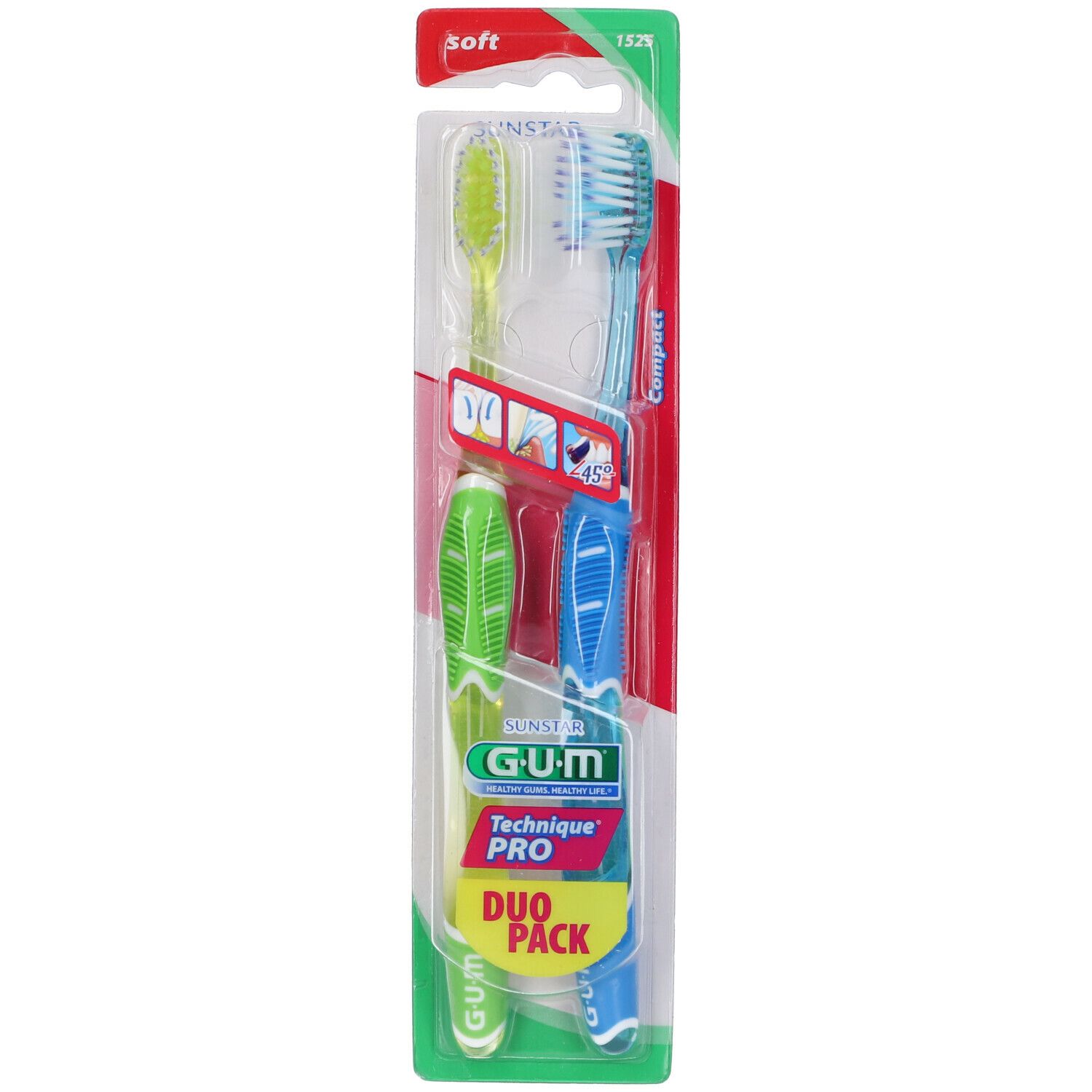 GUM® Technique PRO Zahnbürsten Erwachsene mittel
