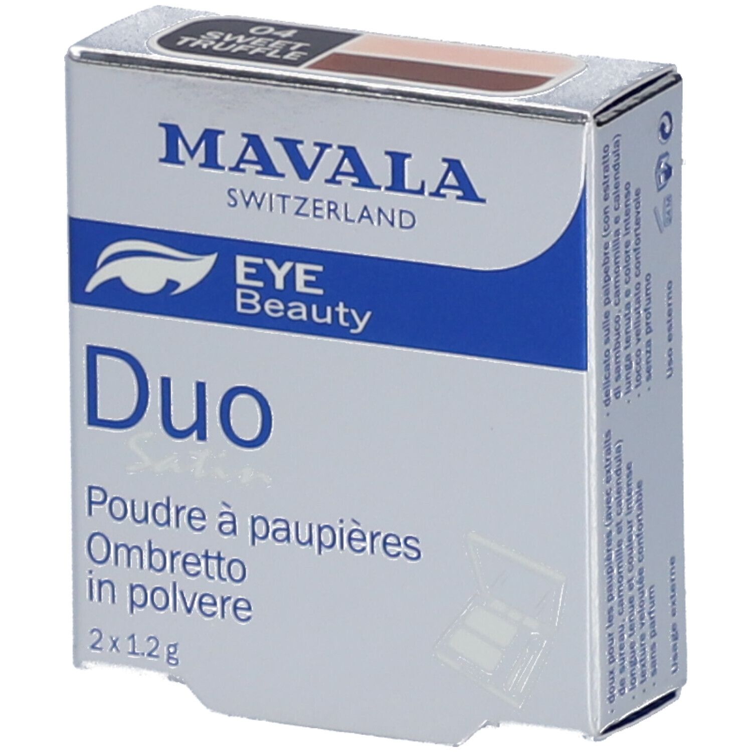 MAVALA Lidschatten Satin Duo - Sweet Truffle
