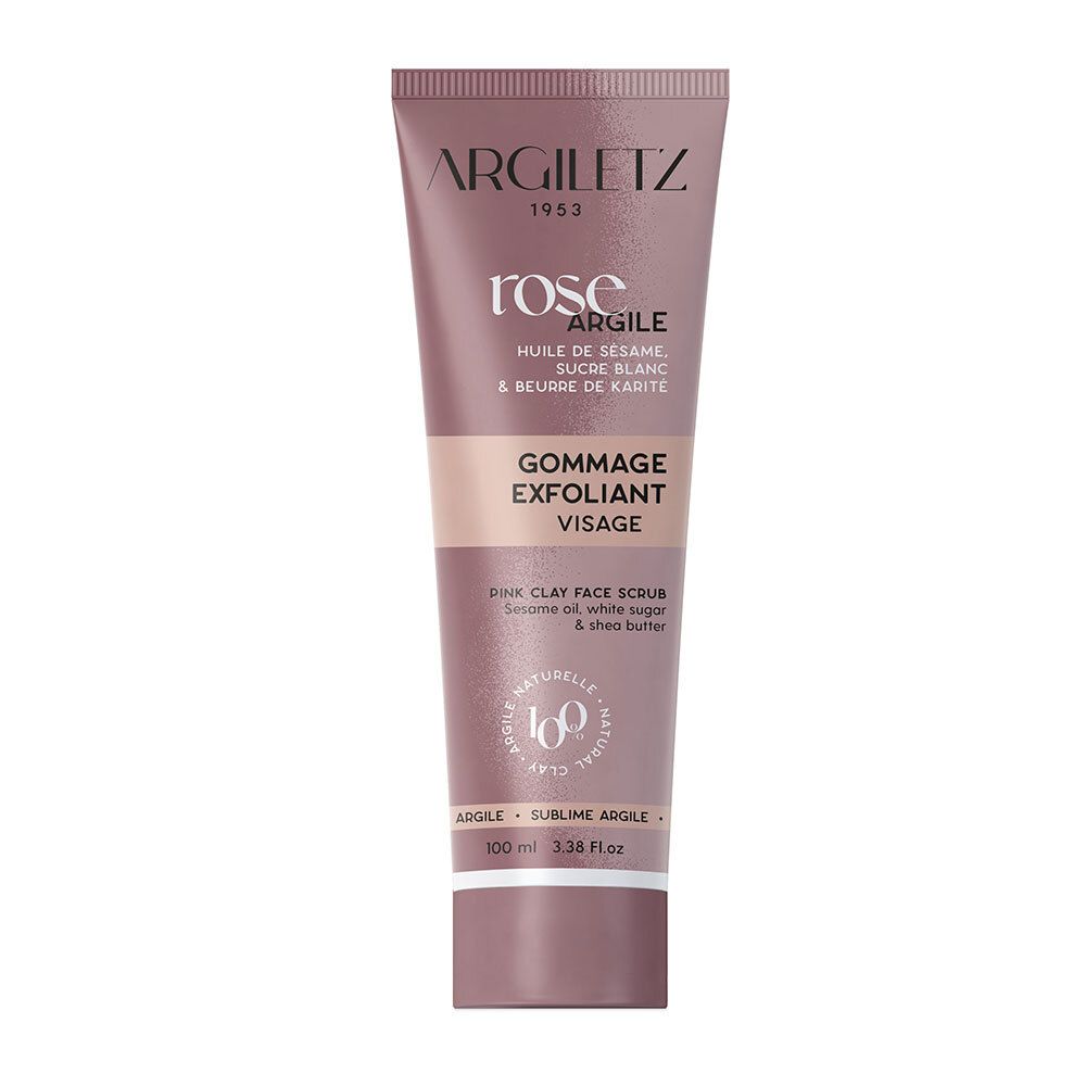 Argiletz Gommage exfoliant Visage Argile Rose