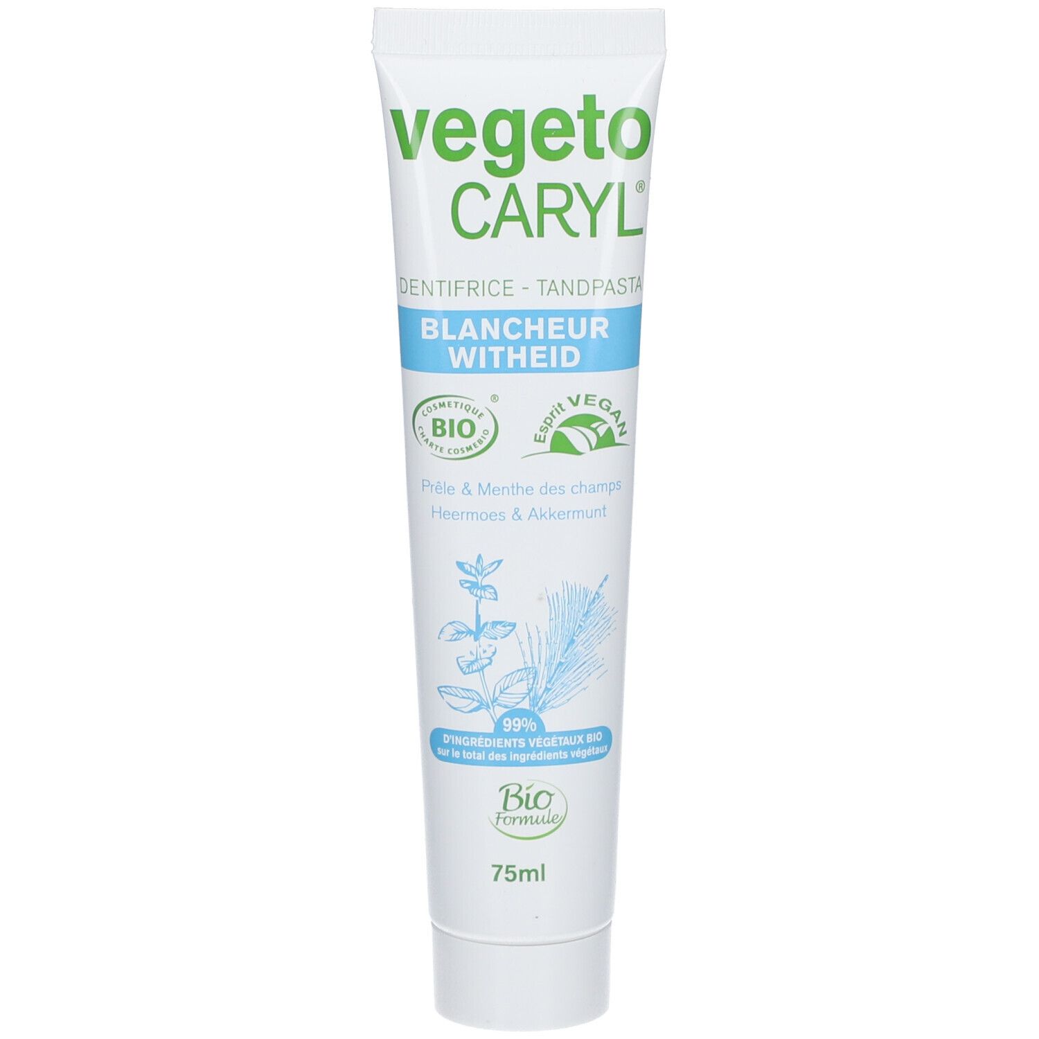 vegeto® Bleaching-Zahnpasta mit Minzgeschmack