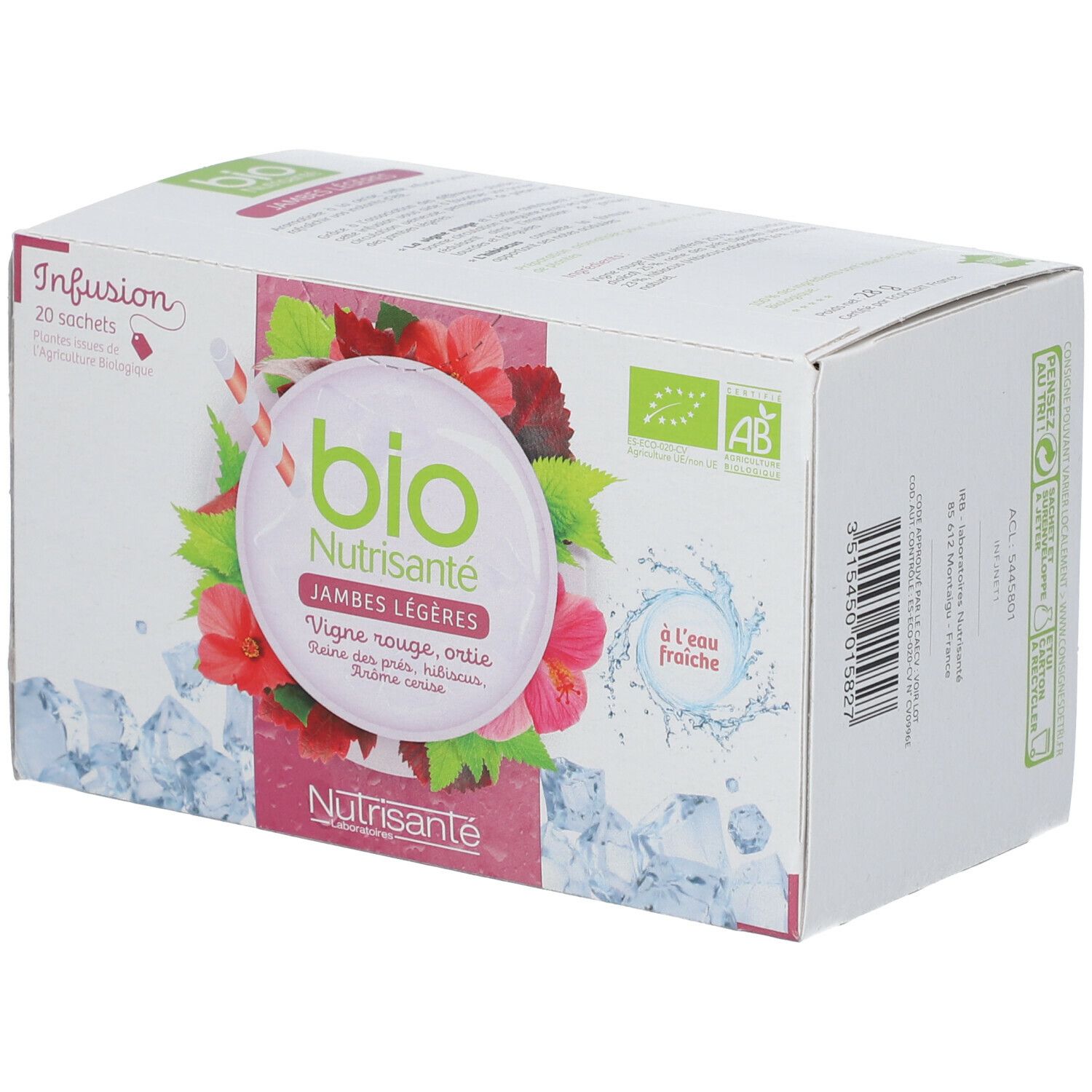 Nutrisanté Kräutertee Bio Leichte Beine