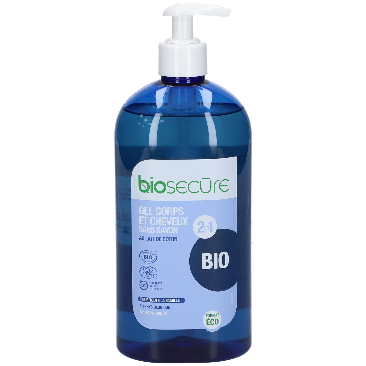 biosecure BODY AND HAIR GEL Baumwollmilch