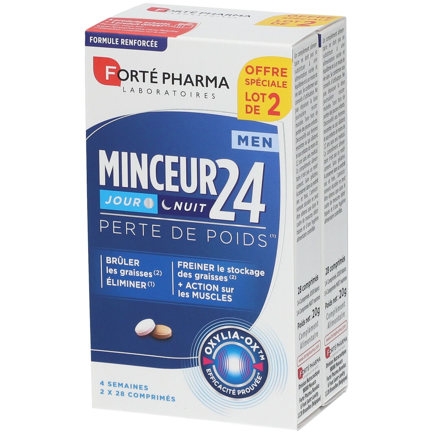 Forté Pharma Slimming 24 Men Day & Night