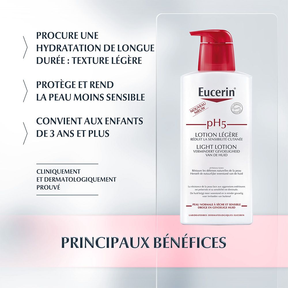 Eucerin® pH 5 Leichte Lotion für normale bis trockene und empfindliche