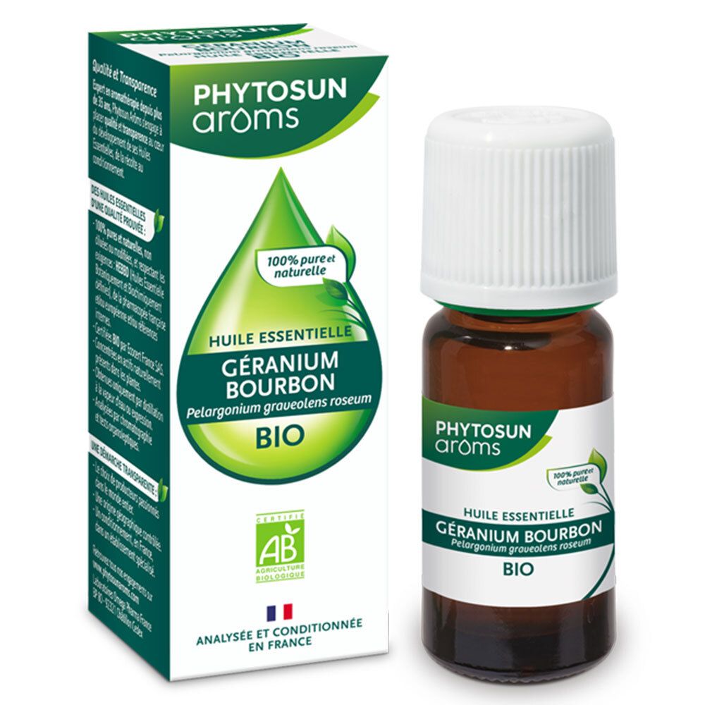 PHYTOSUN aroms ESSENTIELLES ÖL GERANIUM BOURBON BIO