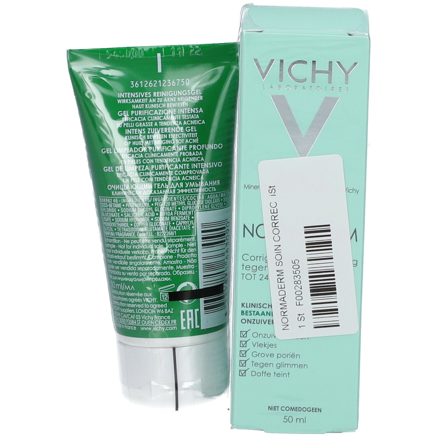 VICHY Normaderm Phytsolution Gel Purifiant Intense + Normaderm Soin ...