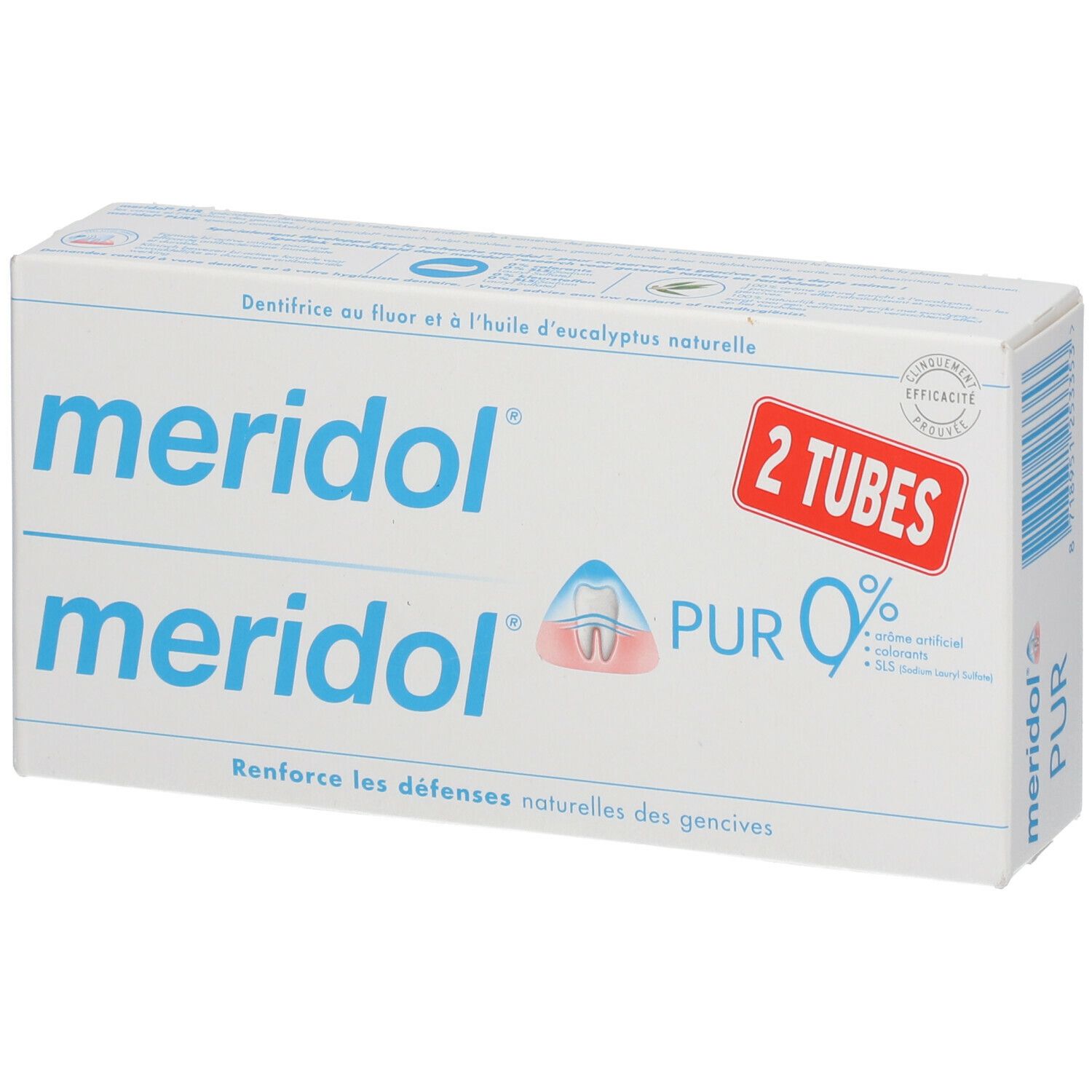 Image of meridol® PUR 0 % Zahnpasta