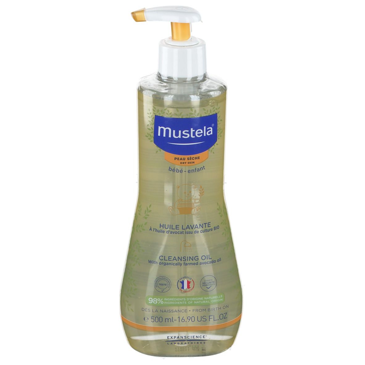 mustela® Huile lavante Bébé