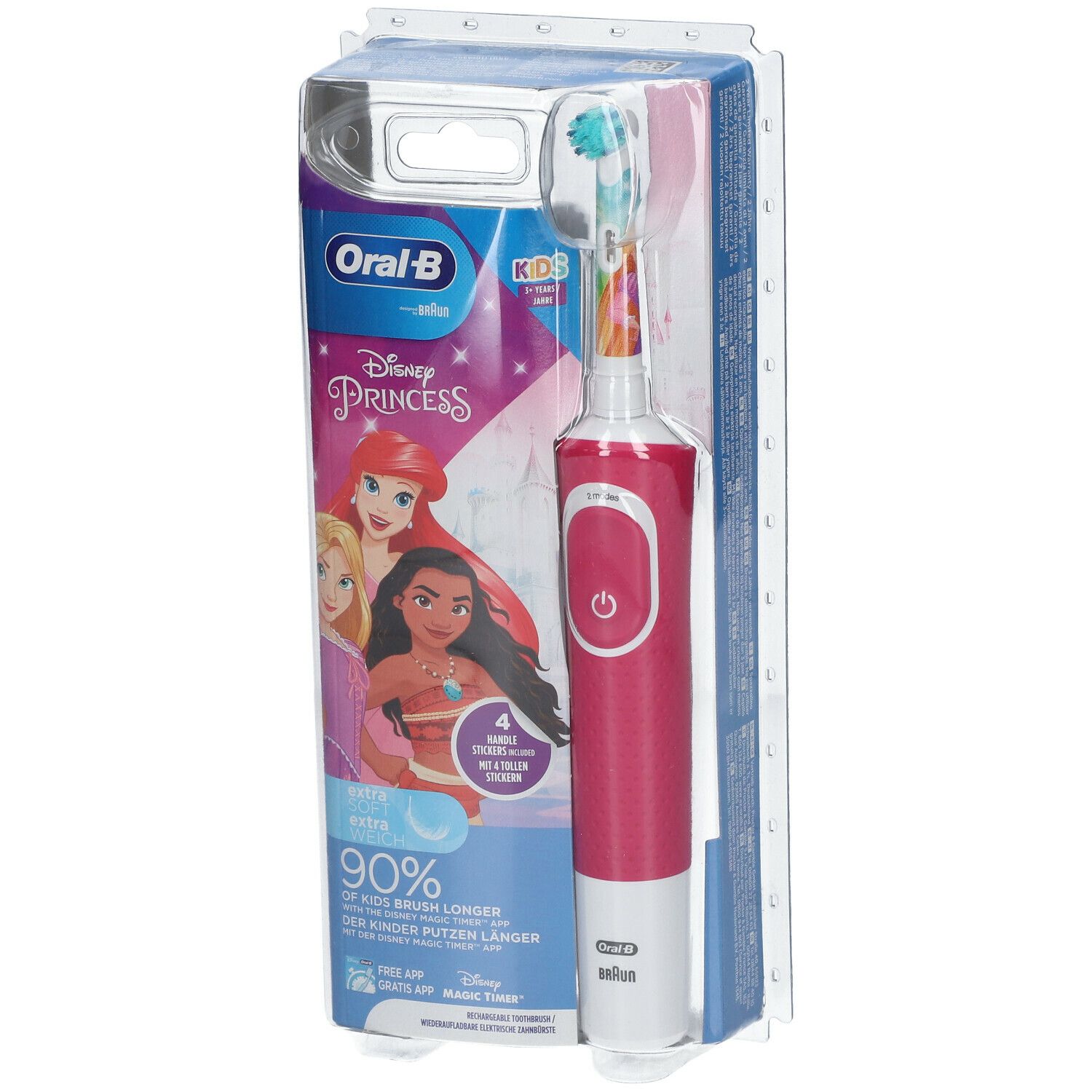Oral-B Elektrische Kinderzahnbürste Prinzessinnen