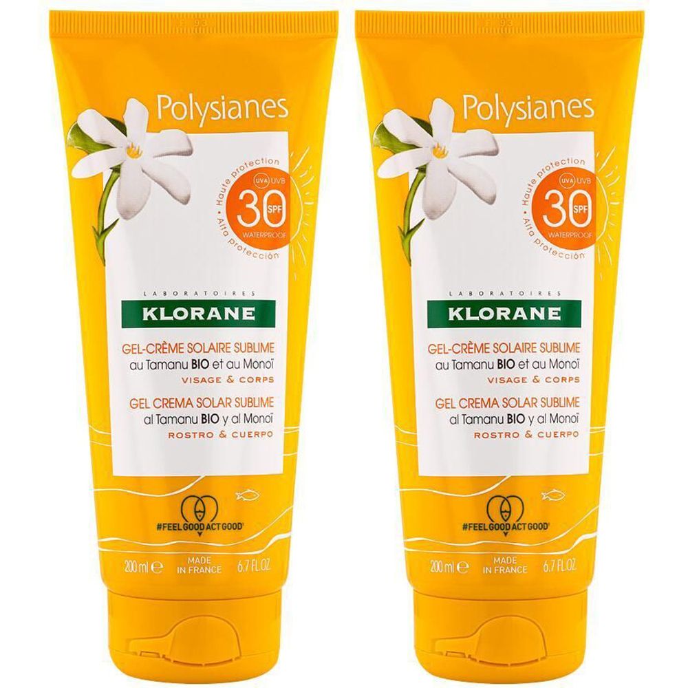 Image of KLORANE Sonnenpflege-Gel mit Monoi und Tamanu SPF50 Gesicht & Körper