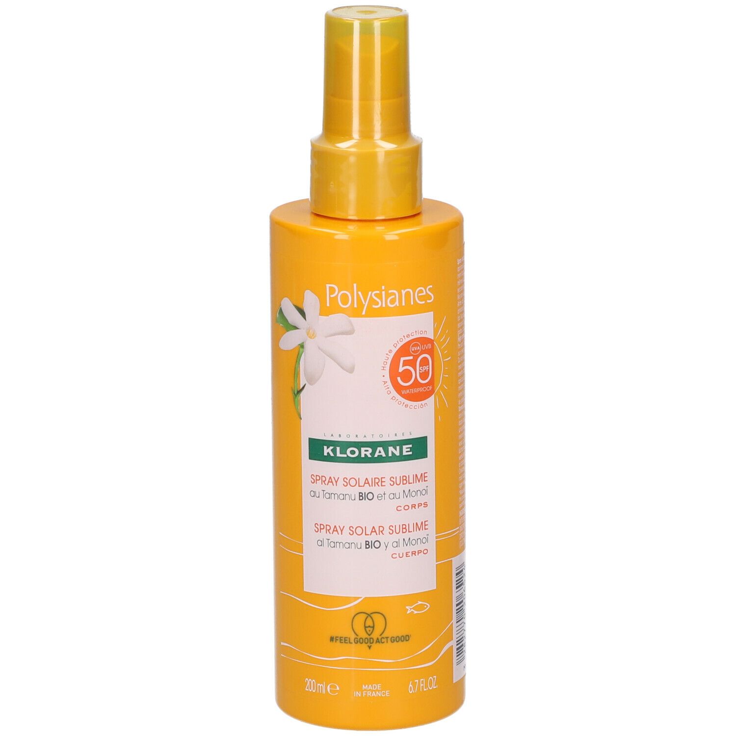 Image of KLORANE Sublime Sun Spray mit Monoi und Tamanu LSF 50 Bio