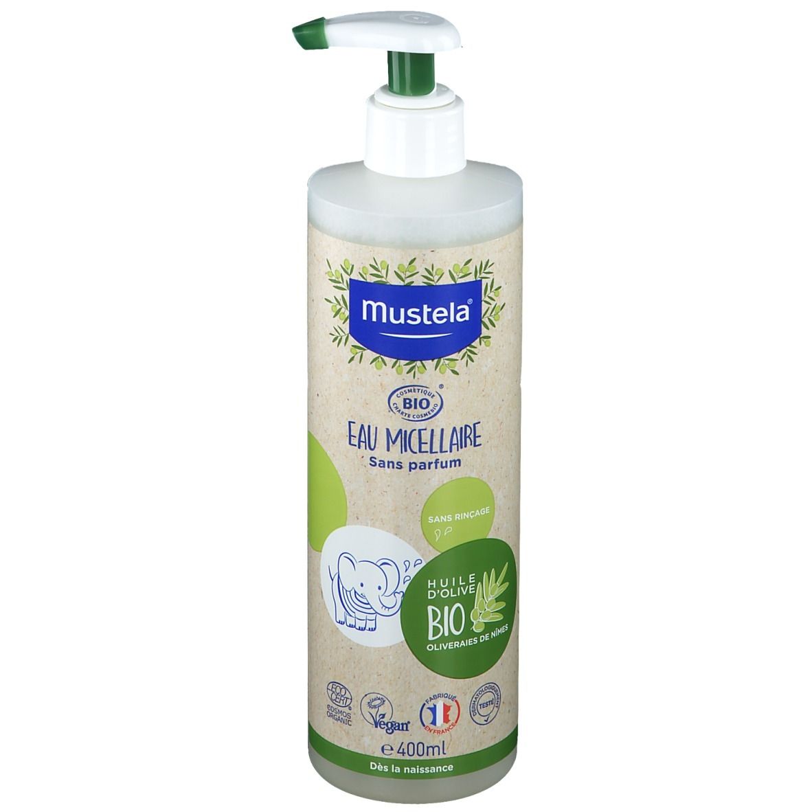 mustela® Mizellenreinigungswasser Bio-zertifiziert