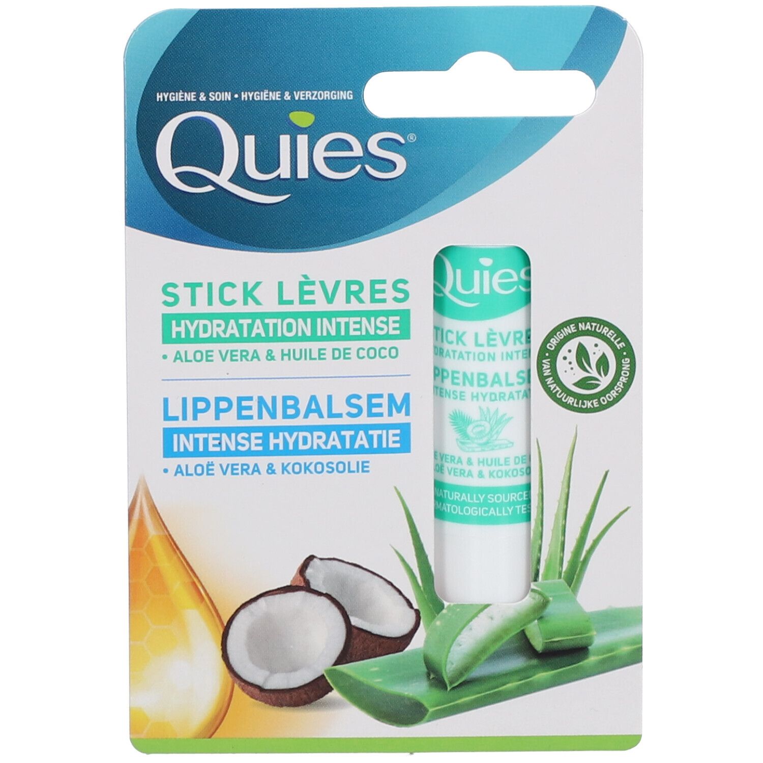 Quies® Intensive Moisture Lip Stick - Aloe Vera & Kokosnussöl