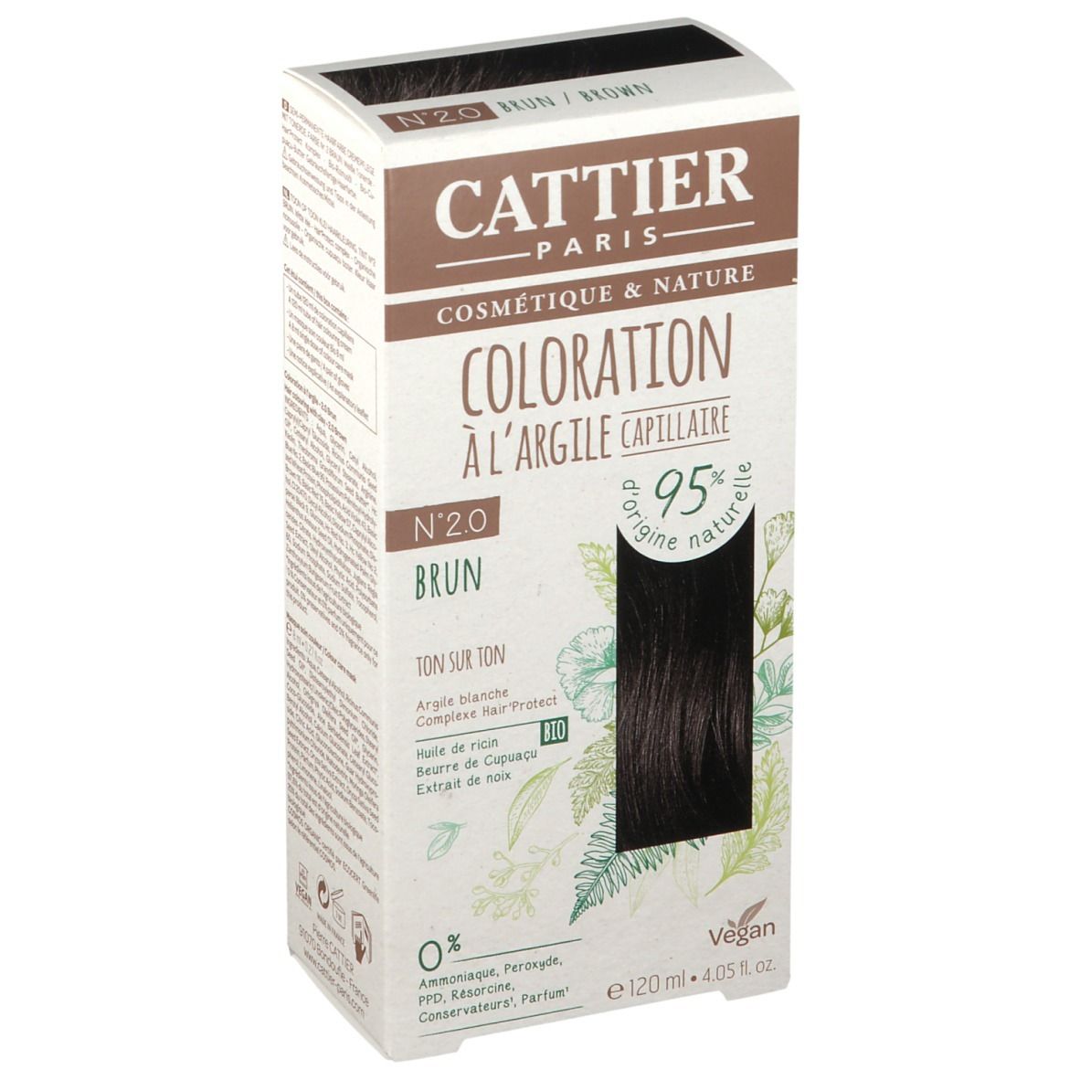 Image of CATTIER Haarfarbe Nr. 2.0 braun
