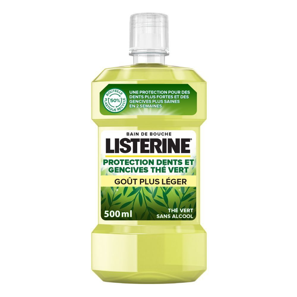 LISTERINE® Mundwasser Zahn- und Zahnfleischschutz Grüner Tee